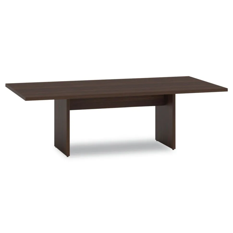 Alera 96 in. x 48 in. x 1.5 in. Seville Rectangular Conference Table Top - Mahogany