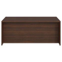 Alera 72 in. x 36 in. x 29 in. Seville Series Double Pedestal Desk - Mahogany