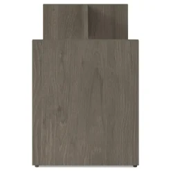 Alera 50 in. x 22 in. x 28 in. Seville 96 in. Wide Conference Table Base - Walnut