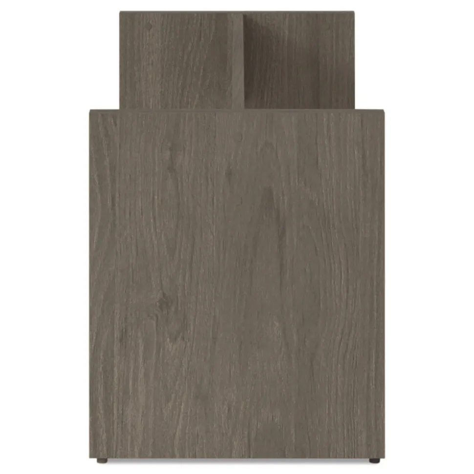 Alera 50 in. x 22 in. x 28 in. Seville 96 in. Wide Conference Table Base - Walnut