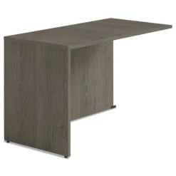 Alera 48 in. x 24 in. x 29 in. Seville Series Reversible Return Shell - Walnut
