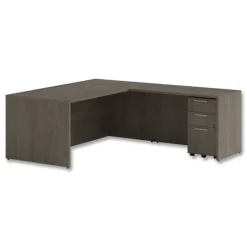 Alera 72 in. x 36 in. x 29 in. Seville Series Desk Shell - Walnut