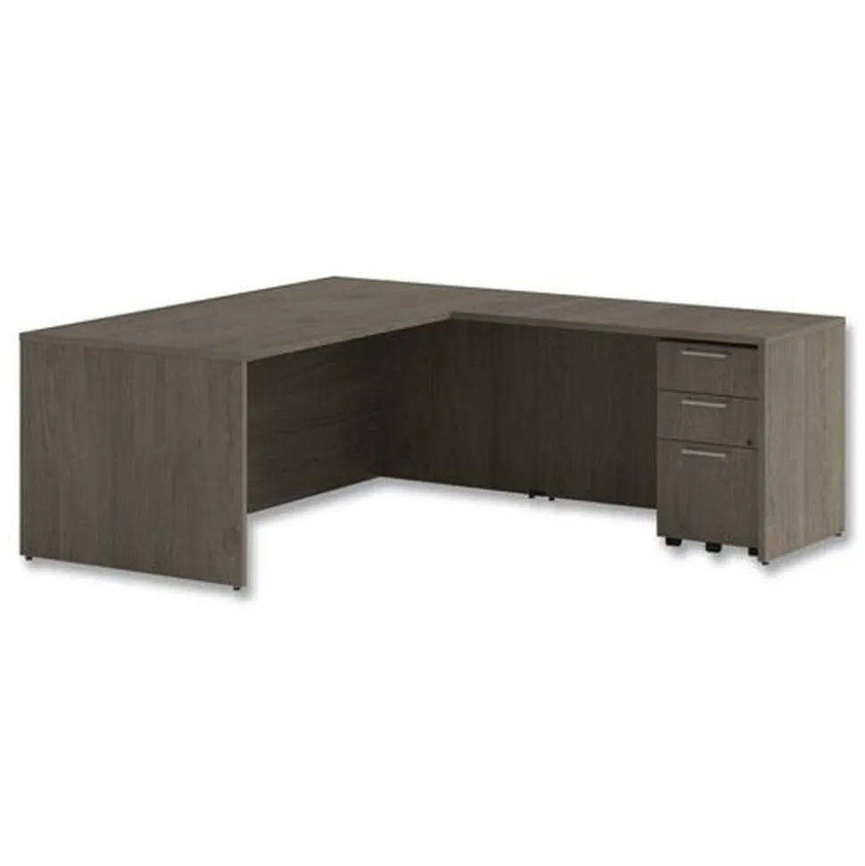 Alera 72 in. x 36 in. x 29 in. Seville Series Desk Shell - Walnut