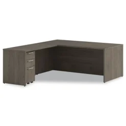 Alera 72 in. x 36 in. x 29 in. Seville Series Desk Shell - Walnut