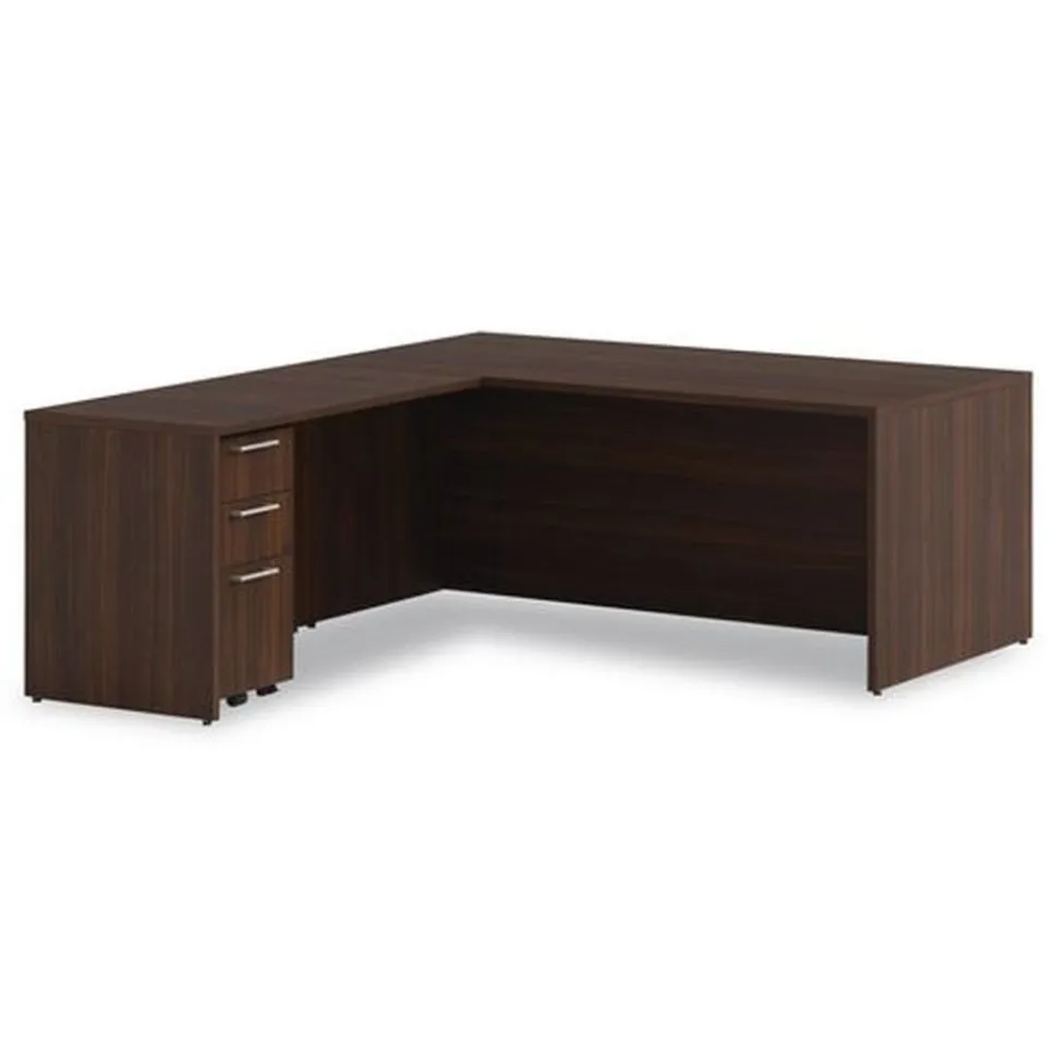 Alera 72 in. x 36 in. x 29 in. Seville Series Desk Shell - Mahogany
