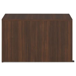 Alera 48 in. x 24 in. x 29 in. Seville Series Reversible Return Shell - Mahogany