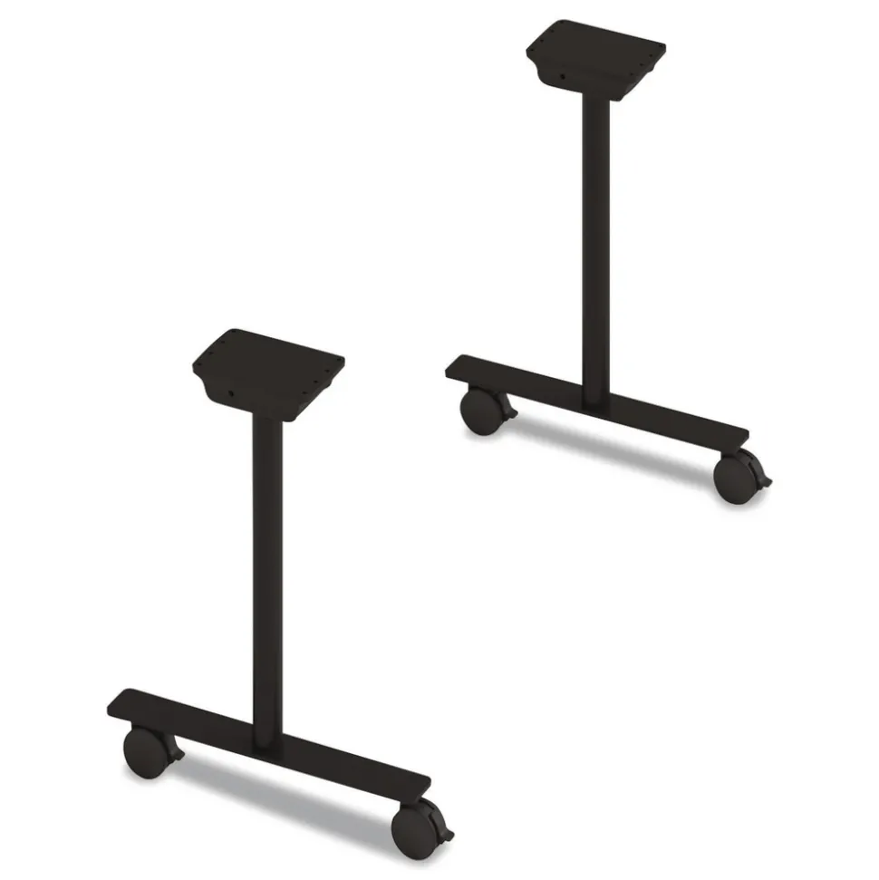 Alera 23 in. x 3 in. x 28 in. Seville Training Table Base - Black