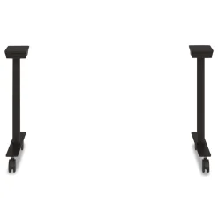 Alera 23 in. x 3 in. x 28 in. Seville Training Table Base - Black