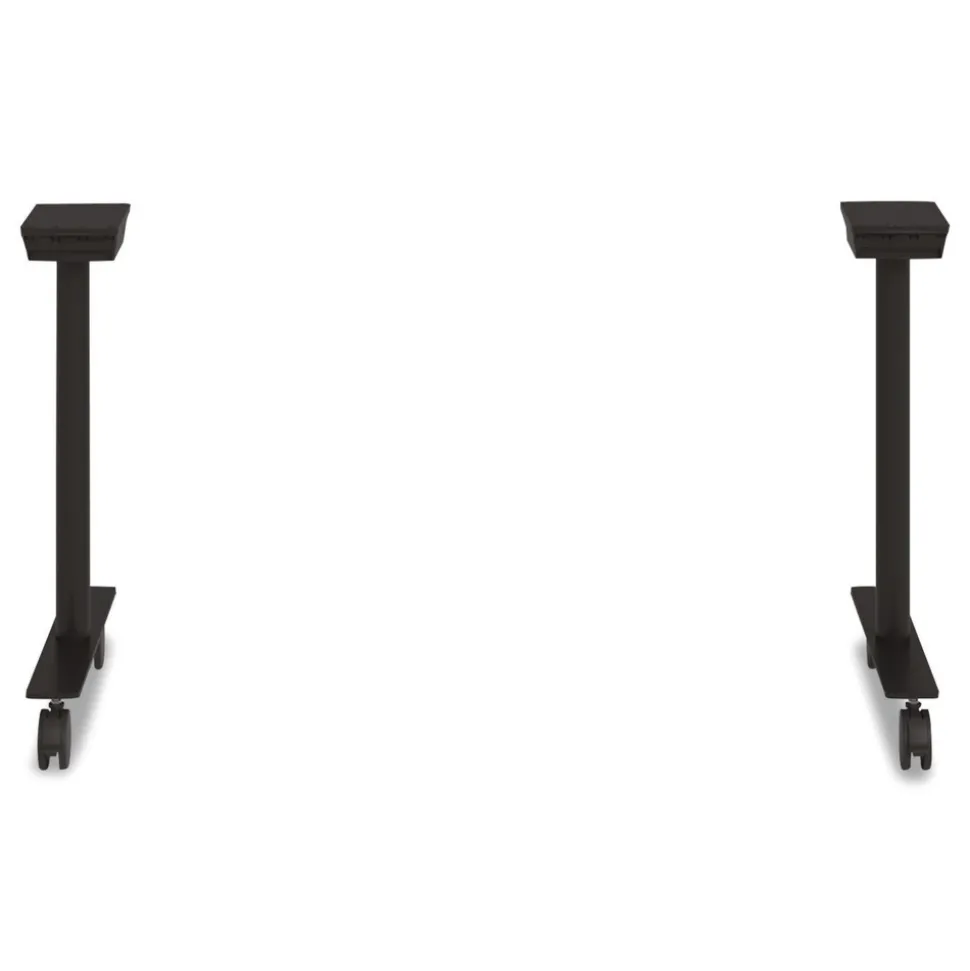 Alera 23 in. x 3 in. x 28 in. Seville Training Table Base - Black