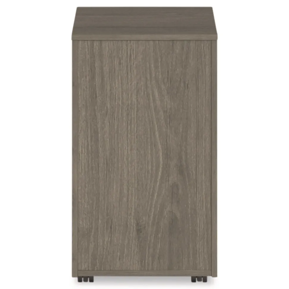 Alera 15 in. x 18 in. x 27 in. Seville Series 3-Drawer Legal File Mobile Pedestal - Walnut