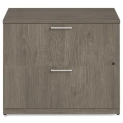 Alera 36 in. x 24 in. x 29 in. Seville Series 2-Drawer Lateral Legal File Cabinet - Walnut