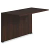 Alera 48 in. x 24 in. x 29 in. Seville Series Bridge Return - Mahogany
