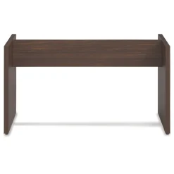 Alera 50 in. x 22 in. x 28 in. Seville 96 in. Wide Conference Table Base - Mahogany