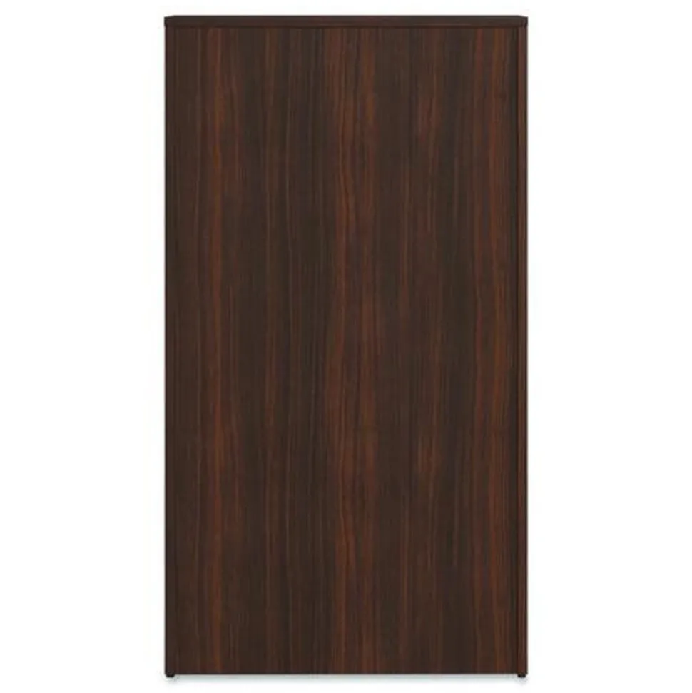 Alera 36 in. x 14 in. x 65 in. 5-Shelf Seville Bookcase - Mahogany