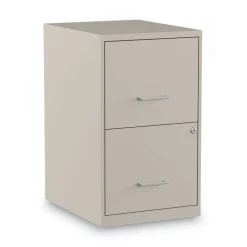 Alera 14 in. x 18 in. x 24.1 in. Soho 2-Drawer Vertical Letter File Cabinet - Putty