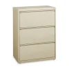 Alera 30 in. x 18.62 in. x 40.25 in. Three Legal/Letter/A4-Size File Drawers Lateral File Cabinet - Putty