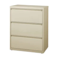 Alera 30 in. x 18.62 in. x 40.25 in. Three Legal/Letter/A4-Size File Drawers Lateral File Cabinet - Putty