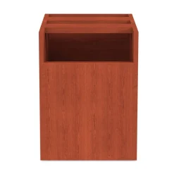 Alera 15.63 in. x 20.5 in. x 19.25 in. Valencia Series 2-Drawer Hanging File Pedestal - Cherry