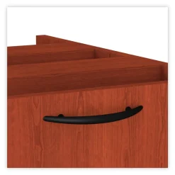 Alera 15.63 in. x 20.5 in. x 19.25 in. Valencia Series 2-Drawer Hanging File Pedestal - Cherry