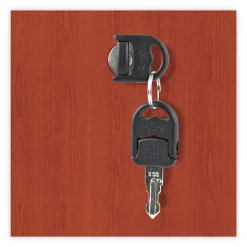 Alera 15.63 in. x 20.5 in. x 19.25 in. Valencia Series 2-Drawer Hanging File Pedestal - Cherry