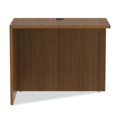Alera 35 in. x 23.63 in. x 29.5 in. Valencia Series Reversible Return/Bridge Shell - Modern Walnut