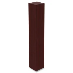 Alera 11.81 in. x 11.81 in. x 71.73 in. Valencia Series 6 Shelf Narrow Profile Bookcase - Mahogany