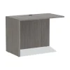 Alera 42 in. x 23.63 in. x 29.5 in. Valencia Series Reversible Return/Bridge Shell - Gray