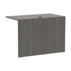 Alera 42 in. x 23.63 in. x 29.5 in. Valencia Series Reversible Return/Bridge Shell - Gray