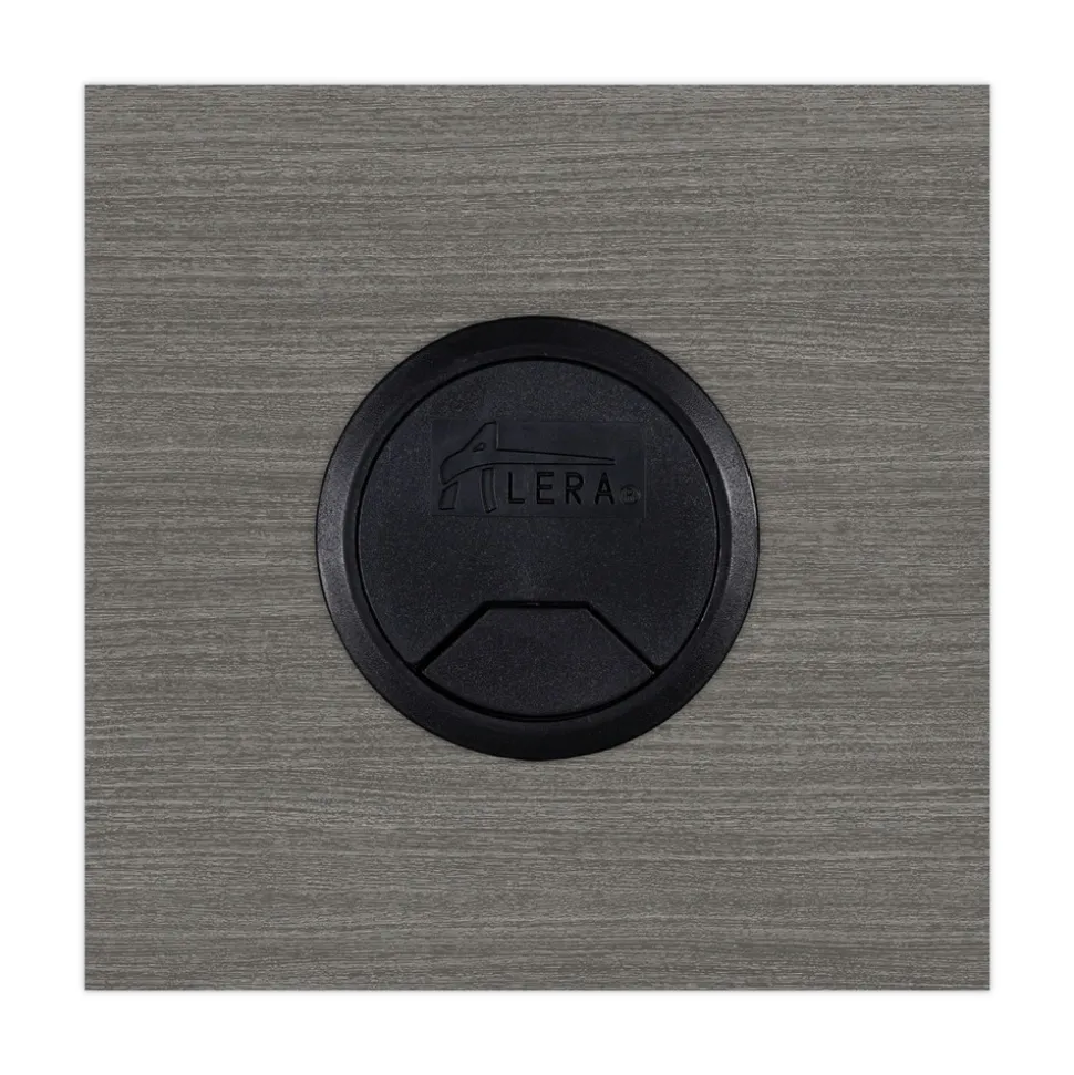 Alera 42 in. x 23.63 in. x 29.5 in. Valencia Series Reversible Return/Bridge Shell - Gray