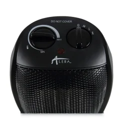 Alera 1500 W 7.12 in. x 5.87 in. x 8.75 in. Ceramic Heater - Black
