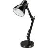 Alera 13 Watt 2 Prong 22 in. High Corded Architect Desk Lamp - Black