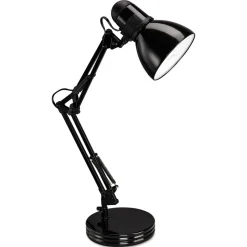 Alera 13 Watt 2 Prong 22 in. High Corded Architect Desk Lamp - Black