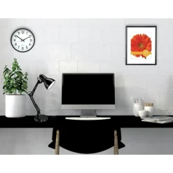 Alera 13 Watt 2 Prong 22 in. High Corded Architect Desk Lamp - Black