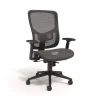 Alera ALEHL42BME18 Hollins Ergonomic Mesh Swivel Task Chair Supports Up to 275lb 18.57 to 22.54 Seat Height Black Seat/Back Black Base