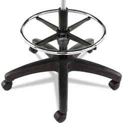 Alera Alera Interval Series Swivel Task Stool, Tone-On-Tone Fabric, Graphite Gray