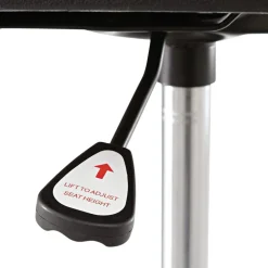 Alera Alera Interval Series Swivel Task Stool, Tone-On-Tone Fabric, Graphite Gray