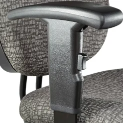 Alera Alera Interval Series Swivel Task Stool, Tone-On-Tone Fabric, Graphite Gray