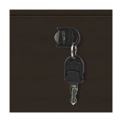 Alera ALEVA552222ES 15.63 in. x 20.5 in. x 19.25 in. Valencia Series 2-Drawer Hanging File Pedestal - Espresso