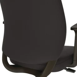 Alera ALEWX4614 27.95 in. to 33.66 in. Seat Height Supports Up to 275 lbs. Fabric Wessex Drafting Stool - Black