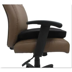 Alera Cooling Gel Memory Foam Non-Slip Cover 16.5 in. x 15.75 in. x 2.75 in. Seat Cushion - Black