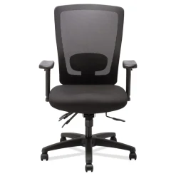 Alera Envy Series Mesh High-Back 250 lbs. Capacity Multifunction Chair - Black