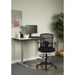 Alera Etros Series 36.13 in. Height 275 lbs. Capacity Mesh Stool - Black