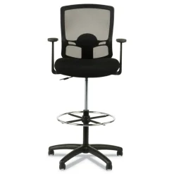 Alera Etros Series 36.13 in. Height 275 lbs. Capacity Mesh Stool - Black