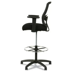 Alera Etros Series 36.13 in. Height 275 lbs. Capacity Mesh Stool - Black