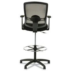 Alera Etros Series 36.13 in. Height 275 lbs. Capacity Mesh Stool - Black