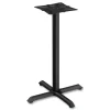 Alera Hospitality Series 27.5 in. x 40.38 in. 300 lbs. Capacity Steel Single-Column Bases - Black