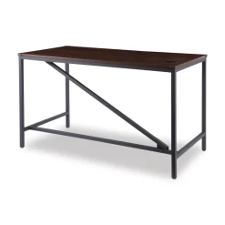 Alera Industrial Series 47.25 in. x 23.63 in. x 29.5 in. Table Desk - Modern Walnut