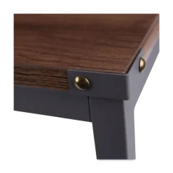 Alera Industrial Series 47.25 in. x 23.63 in. x 29.5 in. Table Desk - Modern Walnut