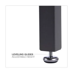 Alera Industrial Series 47.25 in. x 23.63 in. x 29.5 in. Table Desk - Modern Walnut