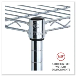 Alera Industrial Wire Shelving 36 in. x 24 in. Extra Wire Shelves - Silver (2-Piece/Carton)